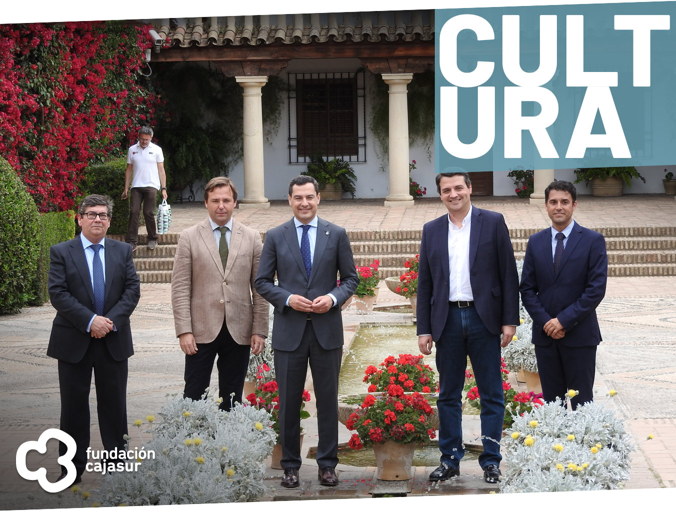 Juan María Moreno visita el Palacio de Viana