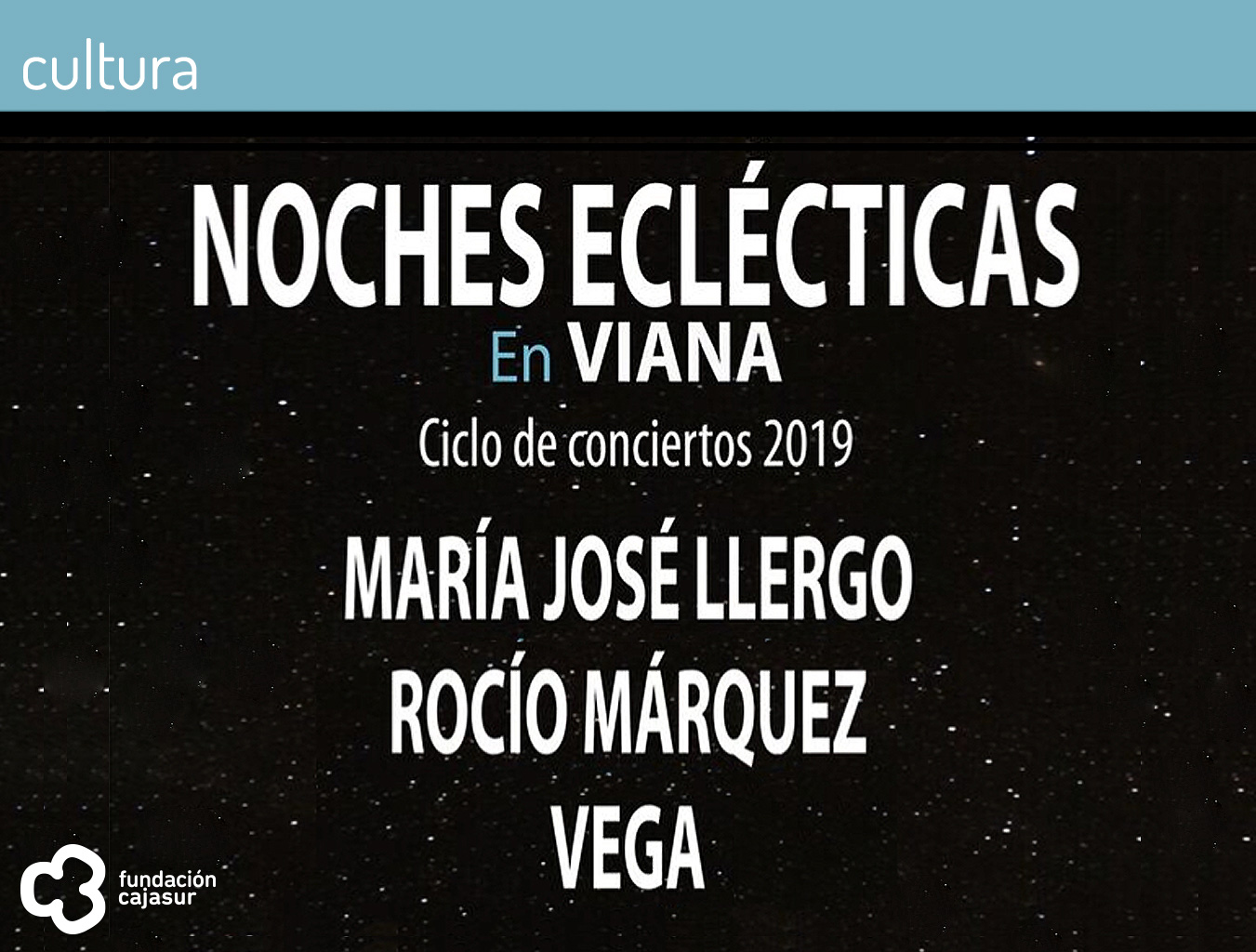 programación conciertos septiembre 